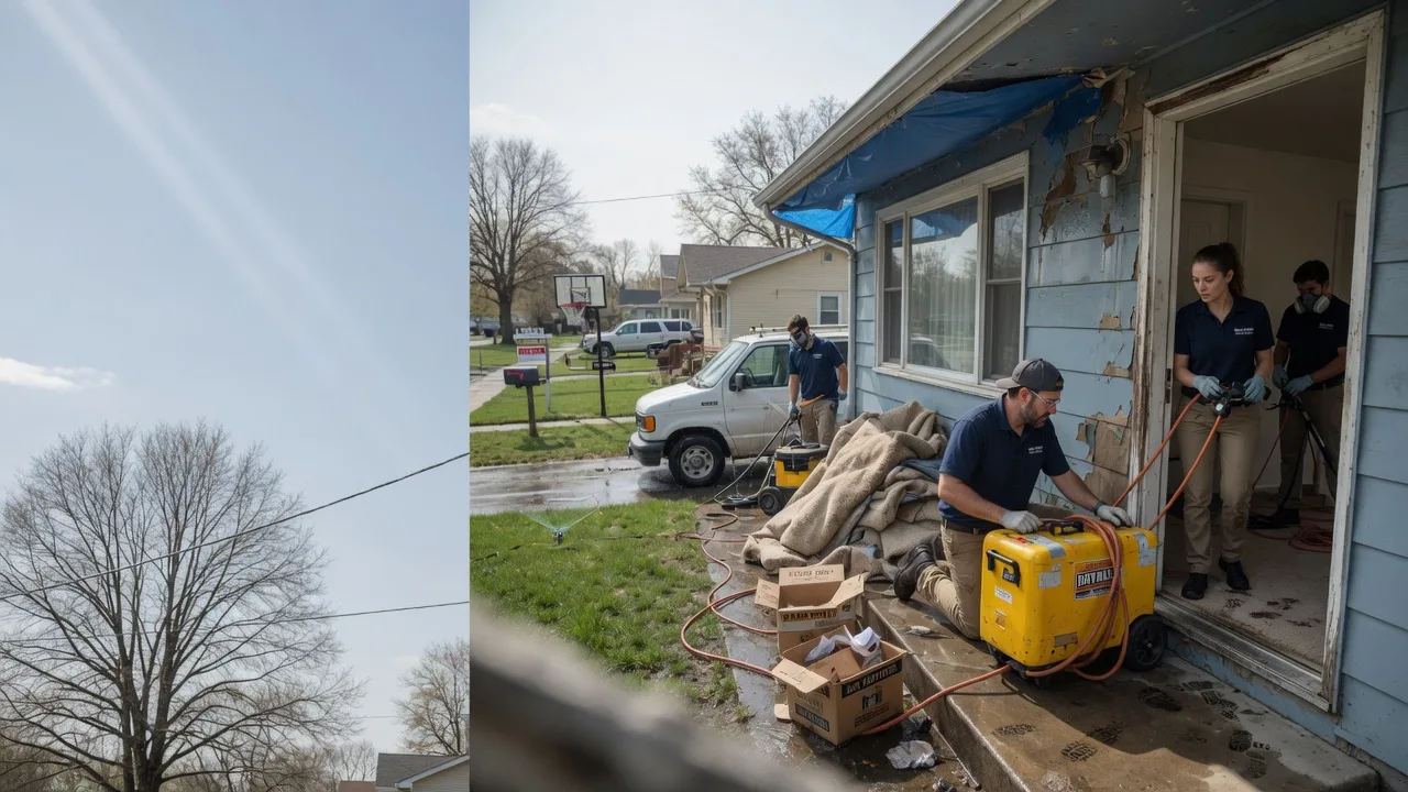 Basement Flood Cleanup in Sandyville, WV near me